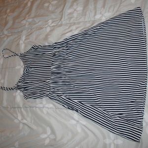 Strappy Striped Dress